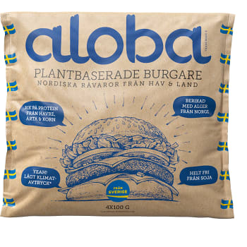 Burgare Plantbaserad 400g Aloba