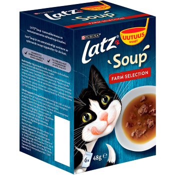 Kattmat Soup Farm Selection 6-p 48g Latz