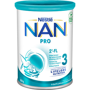 Mjölkersättning Nan Pro 3 12 mån 800g Nestle