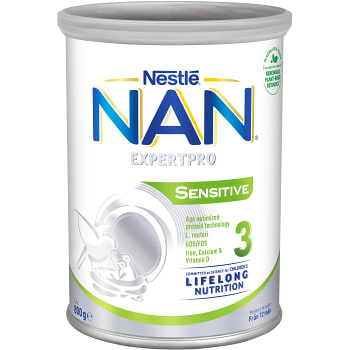 Mjölkersättning NAN Sensitive 3 12 mån 800g Nestle