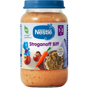 Barnmat Stroganoff Biff 1-3 år 220g Nestle