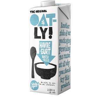 Havregurt Naturell 2% 1l Oatly