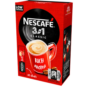 Snabbkaffe 3in1 Classic 10-p Nescafé