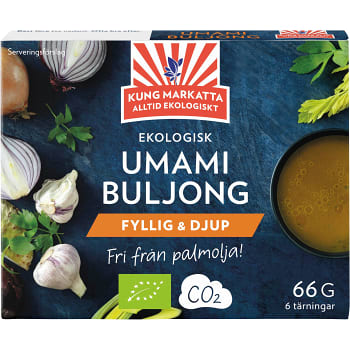 Umamibuljong Tärningar Ekologisk 6-p 11g Kung Markatta