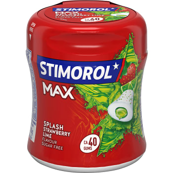 Tuggummi Jordgubb &amp; Lime 40-p Stimorol