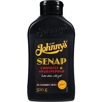 Senap Chipotle och svartpeppar 500g Johnny's
