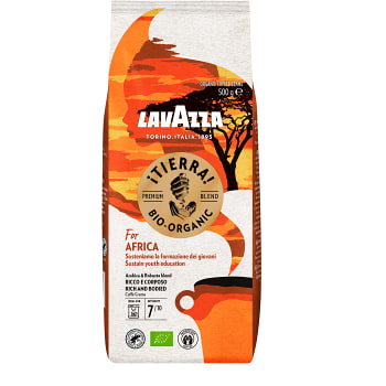 Kaffe Tierra For Africa hela bönor Ekologisk 500g Lavazza