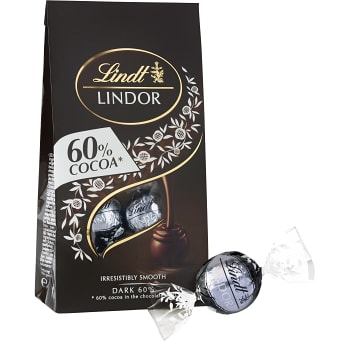 Chokladpralin Mörk Choklad 60% 137g Lindt