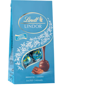 Chokladpralin LINDOR Salted Caramel 137g Lindt