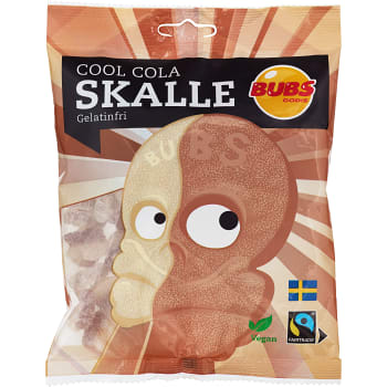 Cool cola skalle Gelatinfri vegansk 190g Bubs Godis