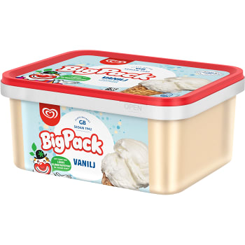 Big pack Vanilj 2l GB Glace