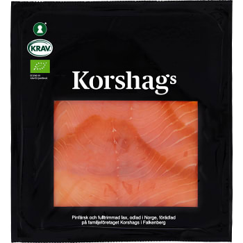 Laxfilé kallrökt Ekologisk 100g KRAV Korshags