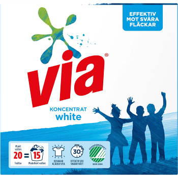 Tvättmedel White 750g Via