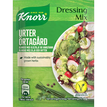 Dressingmix Örtagård 3-p Knorr