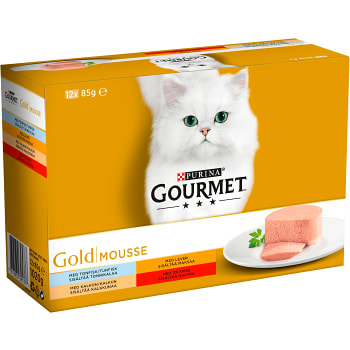 Kattmat Mousse 12-p 85g Gourmet