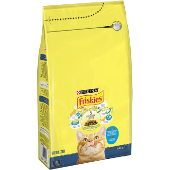 Kattmat Sterilized Lax/Grönsaker 1.4kg Friskies