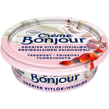 Färskost Grekisk vitlök laktosfri 100g Creme Bonjour