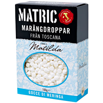 Marängdroppar 100g Matric