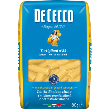 Pasta Tortiglioni Druvmete 500g De Cecco