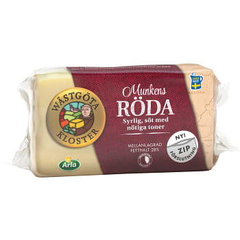 Munkens Röda mellan 28% ca 500g Wästgöta Kloster
