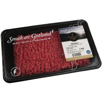 Nötfärs 12% ca 1kg Smak av Gotland
