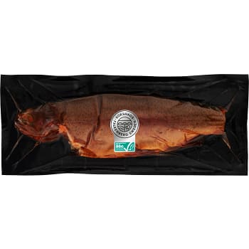 Regnbågslax varmrökt ca 800g Korshags
