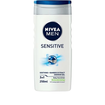 Duschgel Sensitive 250ml NIVEA MEN