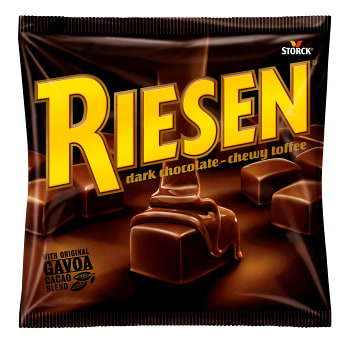 Mörk choklad Toffee 150g Riesen