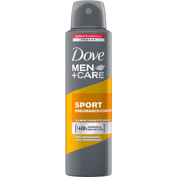 Body Spray Anti-Perspirant Sport Endurance + Comfort 150ml Dove Men