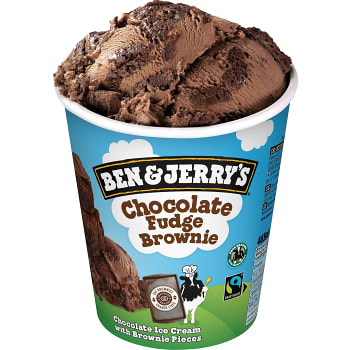 Glass Chocolate Fudge Brownie 465ml Ben &amp; Jerrys