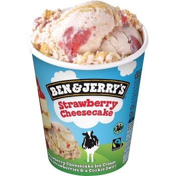 Glass Strawberry Cheesecake 465ml Ben &amp; Jerrys