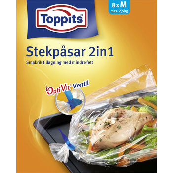 Stekpåsar 8st Toppits