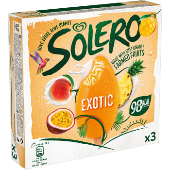 Glass Flerpack Exotic 3-p 270ml Solero