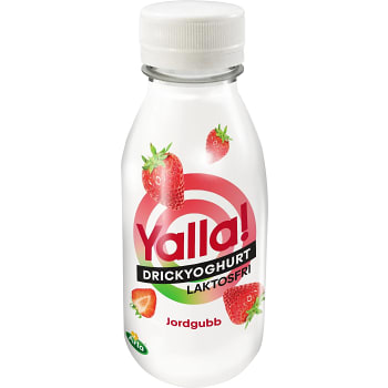 Drickyoghurt Yalla! Jordgubb Laktosfri 350ml Yoggi