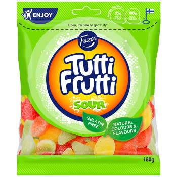 Tutti Frutti Sour 180g Fazer