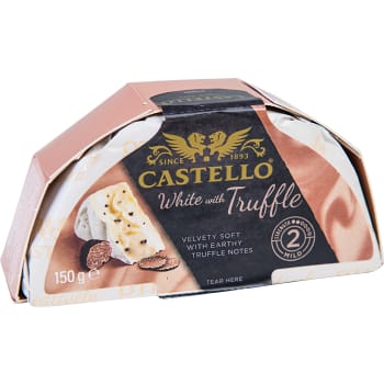 Vitmögelost Tryffel 150g Castello