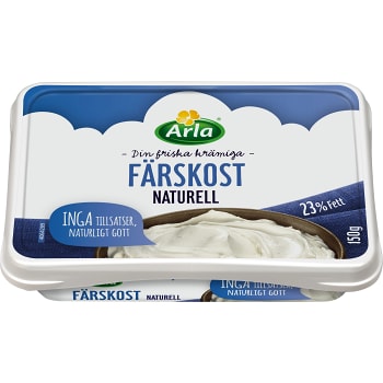 Färskost Naturell 25% 150g Arla