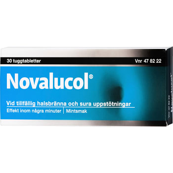Novalucol Mint Tuggtablett 30-p