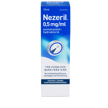 Nezeril Nässpray 0,5mg/ml 7,5ml