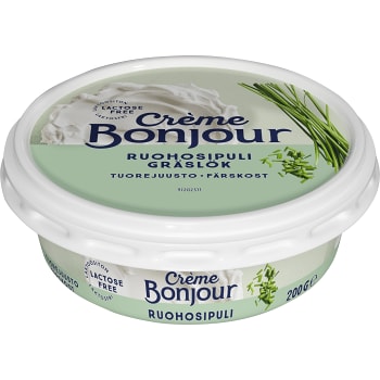 Färskost Gräslök laktosfri 200g Creme Bonjour