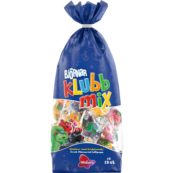 Björnar Klubbmix 200g Cloetta