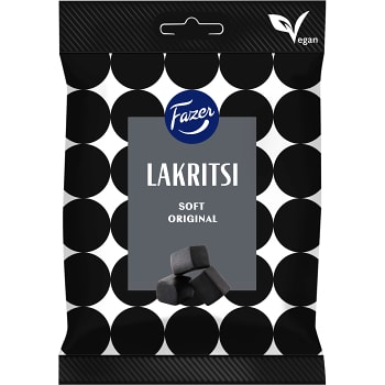Godis Lakritsi Soft 150g Fazer