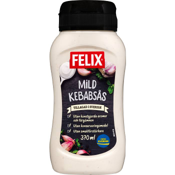 Mild Kebabsås 370ml Felix