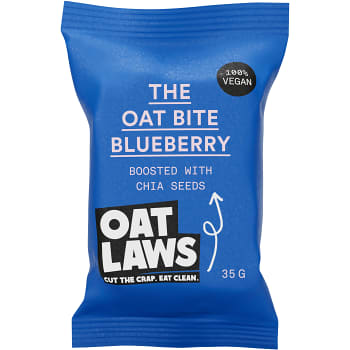 Proteinbar The Oat Bite Blueberry Vegansk 35g Oatlaws