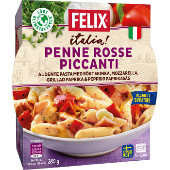 Penne rosse piccanti Måltid Fryst 380g Felix