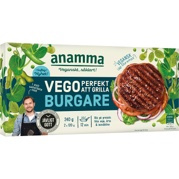 Vegoburgare Jävligt Gott 240g Anamma