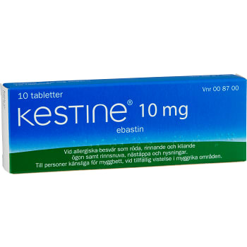 Kestine Filmdragerande tablett 10mg 10-p