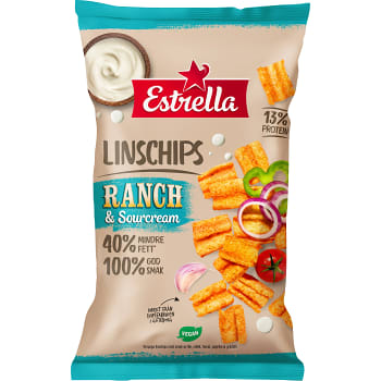 Linschips Ranch &amp; Sourcream 110g Estrella