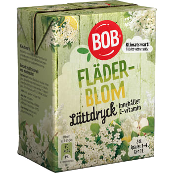 Lättdryck Fläderblom Koncentrat 2dl BOB