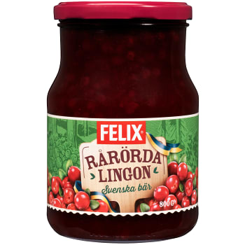 Rårörda lingon 800g Felix